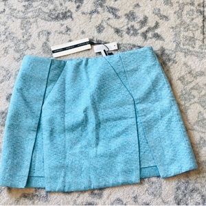 NWT TOPSHOP blue mini skirt